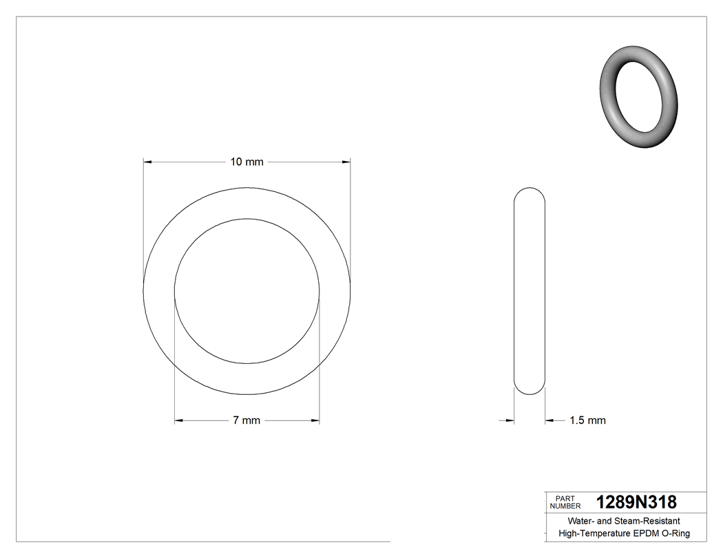 Technical drawing - 1289N318